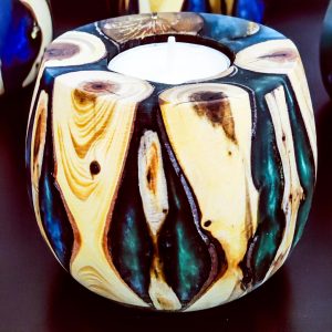 Emerald-tealight-holder